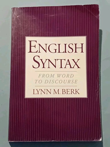 English syntax from word to - english,