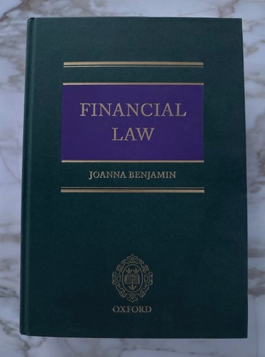 Financial law joanna benjamin - financial,