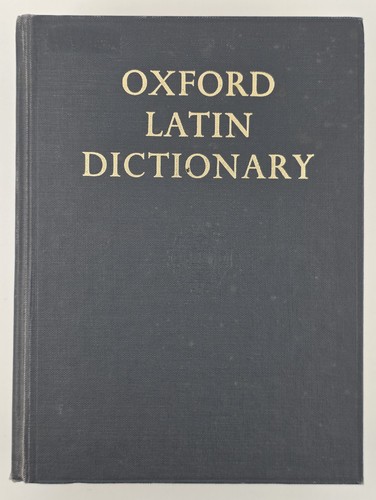 Oxford latin dictionary - oxford,