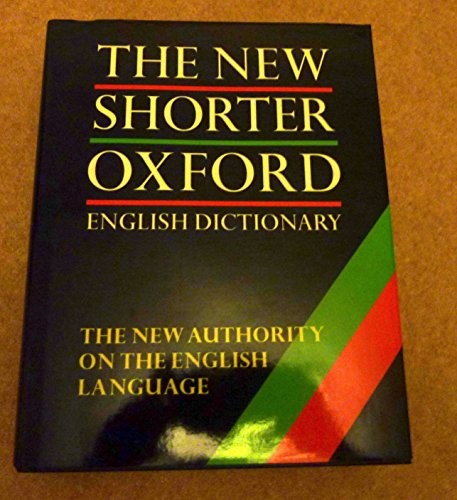 The new shorter oxford english - the,